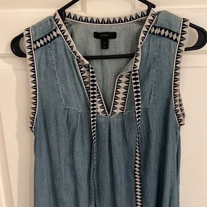 J crew chambray sundress